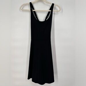Cross back Yoga Dress with Built in Shorts